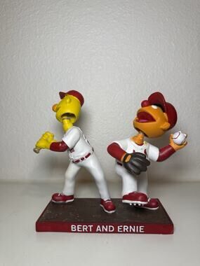 Bert & Ernie St Louis Cardinals Bobblehead Sesame Street Day Baseball
